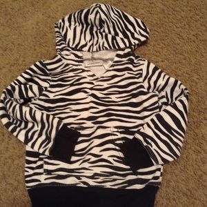 Zebra Print Hoodie